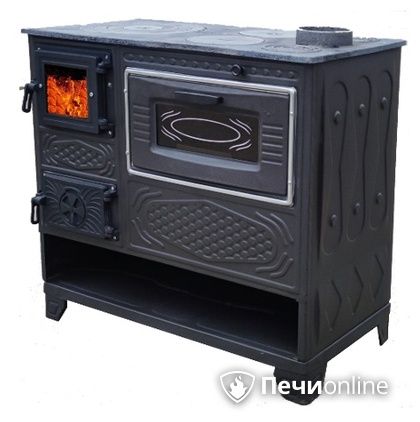Отопительно-варочная печь МастерПечь ПВ-05С с духовым шкафом, 8.5 кВт в Иванове